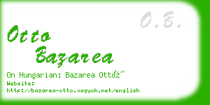 otto bazarea business card